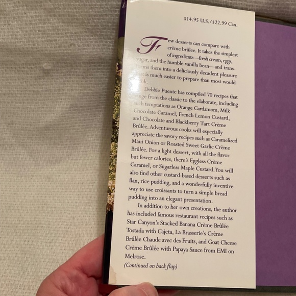 Elegantly Easy Creme Brulee by Debbie Puente Hardcover - Picture 3 of 5